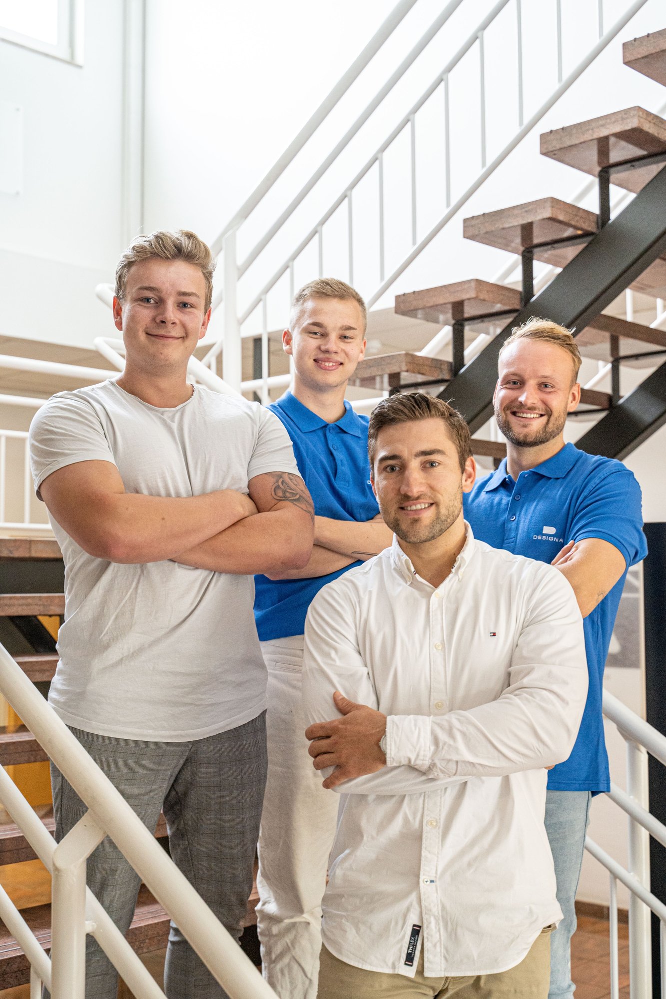 young people smiling