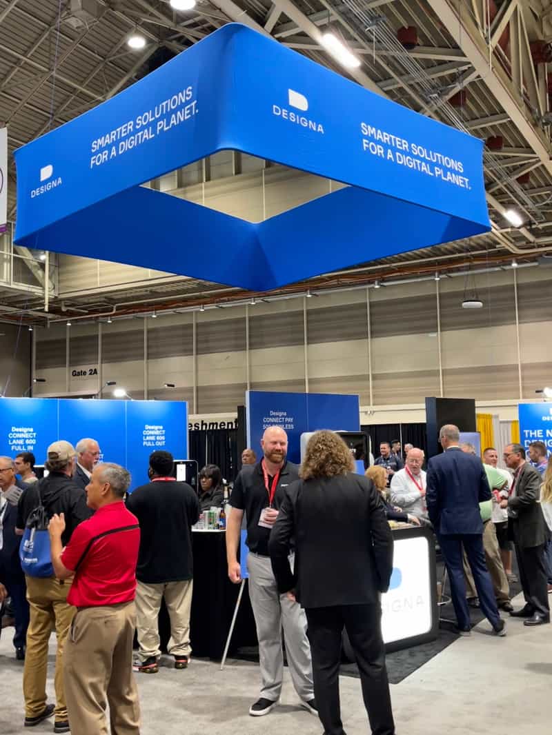 Crowded DESIGNA booth at the IPMI Conference & Expo 2022